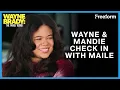Wayne and Mandie Check In During Maile s Shoot Wayne Brady The Family Remix Freeform