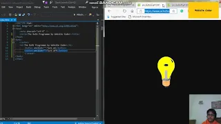 The Bulb program HTML and Javascript program Website Coder