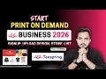 teespring tutorial for beginners teespring account create 2026 start print on demand business