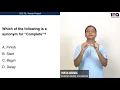 Complete 1EQ ISL Vocab