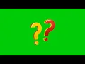 QUESTION MARK GREEN SCREEN FREE TO USE