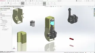 Vibration and Noise Control Term Project simulation of single cylinder IC Engine
