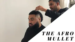 AFRO MULLET HAIRCUT w THAD DEUS
