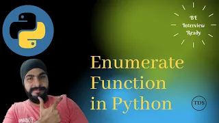 Enumerate Function in Python Python Tutorials for Beginners