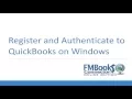 FM Books Connector Online Edition Register and Authenticate to QuickBooks on Windows