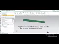 How to create a simple simulation using mesh collector Siemens NX10 NX12
