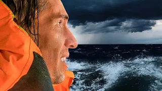 DODGING STORMS on our passage from Nova Scotia to Boston.