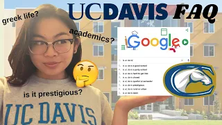 What is UC Davis really like college q a