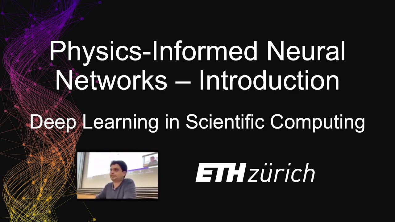 ETH Zürich DLSC: Physics-Informed Neural Networks - Introduction