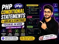 PHP Conditional Statements Break Continue Tutorial in Hindi Zero to Hero PHP Course