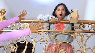 مقلب طيحت ايفون أختي الكبيرة   بكت دندنها