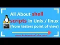 Unix For Testers - 29