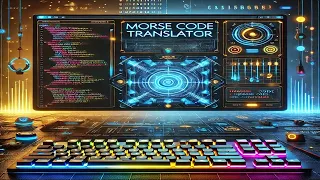 ASMR Coding - Build a Morse Code Translator with HTML CSS JavaScript No Talking