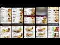 Taco Bell Menu screen