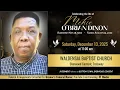 Celebrating the Life of Mekie O Brian Dixon John