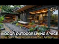 Lagu The Art of Seamless Indoor-Outdoor Living Space: Creating Harmony with a Courtyard Garden Oasis