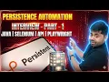 Persistence Interview Questions and Answers for Automation Testing Part 1
