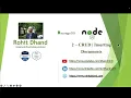 Nodejs MongoDB - 2 CRUD Using Insert command
