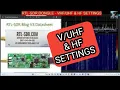 RTL-SDR v3 - USB DONGLE VHF UHF HF SETTINGS
