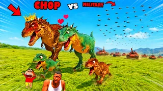 CHOP Became T-REX and got Married | Chop Dinosaur Story x gta 5 | PART 2