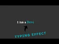 CSS Text Typing Animation CSS Animation