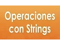 Tutorial Java en espanol Operaciones con Strings