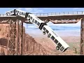 Download Lagu Collapsing Bridge Pileup Car Crashes #13 - BeamNG DRIVE | SmashChan