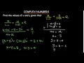 SOLVE COMPLEX NUMBER EQUATION