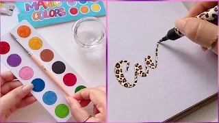 12 Easy Creative Art Hacks When You’re Bored || Art Ideas || painting for Beginners
