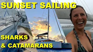 Lagoon 77′ Ultimate Catamaran Yacht Tour + Shark ATTACK! [Ep. 25]