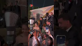 أشيك وأجمل استقبال للسوبر ستار الاغنيه الشعبيه  محمود الليثي بحفل زفاف بفندق النايل ريتر كارلتون  دندنها