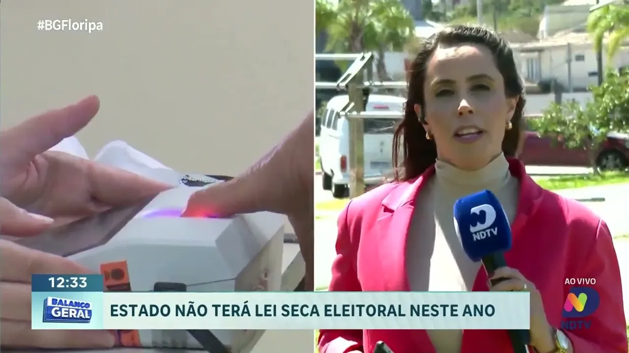 Santa Catarina não terá Lei Seca no dia das eleições de 2024