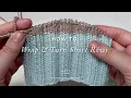 How to Knit Wrap Turn Short Rows Brooklyn Tweed