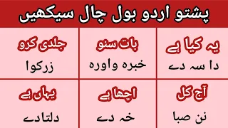 پشتو اردو بول چال سیکھیں Pushto Urdu Conversation 