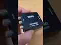 Download Lagu AV to HDMI converter #hdmiadapter #avtohdmi #retrogaming