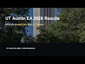 UT Austin EA 2026 Results What the Reddit Data Really Shows on 1-17-26
