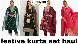 Amazon festive kurta set haul Under Rs-1999/- |Festive wear kurta set haul |TipsToTop By Shalini