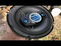 Scosche Speakers from Walmart Turned up until it Blows