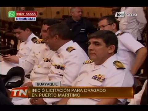 Inició licitación para dragado en puerto marítimo