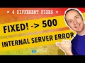 FIXED 500 Internal Server Error on WordPress
