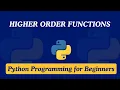 44 - Mastering Higher-Order Functions in Python Coding Atlas
