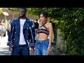 In Pictures Frances Tiafoe s girlfriend Ayan Broomfield shines in stunning red Victoria s