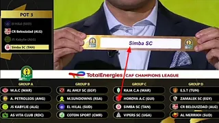  live draw ya caf makundi kombe la klabu bingwa afrika hili ndio kundi la kifo simba