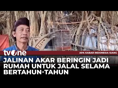 Bapak Jalal, 15 Tahun Tinggal di Rumah dengan Bahan Pohon Beringin