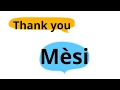 Haitian Creole - Top Words and Phrase You must know in Haitian Creole 1