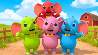 Chú Voi Con Ở Bản Đôn 🐘 | Nhạc Thiếu Nhi Vui Nhộn Nhảy Múa | Hoạt Hình 3D Cho Bé
