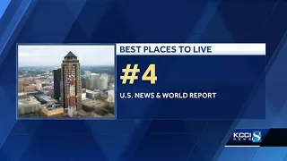 Des Moines ranked among top 5 best places to live