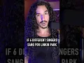 Download Lagu If 6 different singers sang for Linkin Park #shorts #linkinpark #ozzyosbourne #metallica #slipknot