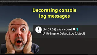 Decorate console log messages Debug Log C Unity Game Engine