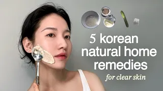 How to get clear skin without spending money 💸 5 Korean diys